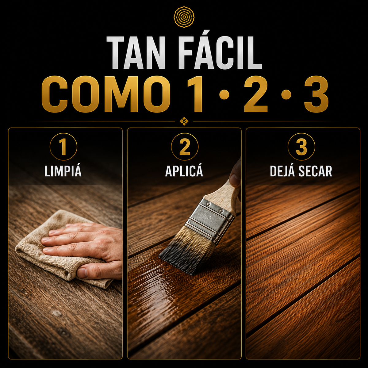 ¡APLICARLO ES ASÍ DE FÁCIL: LIMPIÁ, BATÍ Y PINTÁ!
